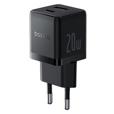 Chargeur USB-C/A 20W Palm Noir