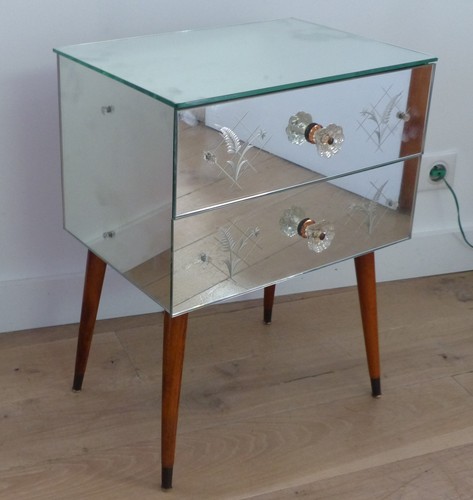 Chevet miroir annees - chevet,