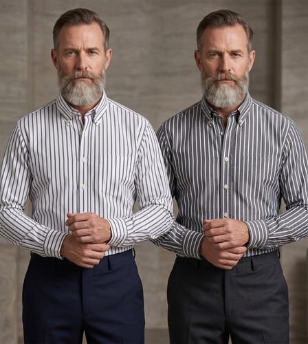 Chemise rayures oxford pour - chemise,