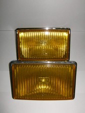RARE LOT de 2 GRANDS ANTIBROUILLARD AB BOSCH HALOGEN JAUNE 912R19 / 625 081