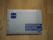 CONRAD Catalogue N° 3 de miniature  T.P à l'échelle 1/50,  Année de 1998 à 2002