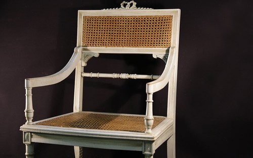 Fauteuil canné style - canné,