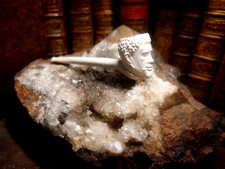 PIPE COLLECTION  EN TERRE CUITE SCULPTEE  type africaine