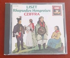 Liszt , Rhapsodies Hongroises / G. Cziffra - CD
