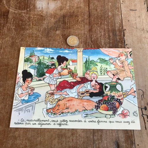 Gravure n516 caricature jean - gravure,