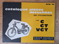 catalogue pièce detachée concessionnaire CYCLES PEUGEOT types C, CT et VCT 1965