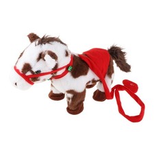 Cheval en peluche électrique