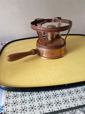 réchaud ancien cuivre à