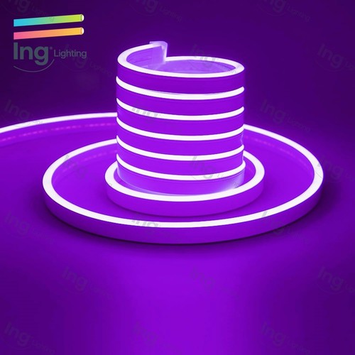 Purple 110v neon rope light - neon,