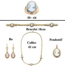 Grosse Bague T58 Camée Pierre