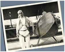 Lyman Voelpel, aviateur americain Vintage silver print Tirage argentique  15