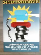 RAZZIA Affiche originale Cinéma Cinémathèque Vertov Pellicule Caméra Film Movie