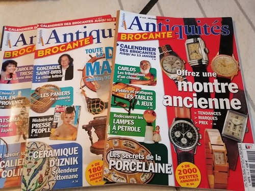 Lot revues antiquites - de,