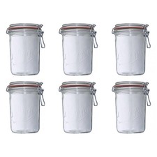 le parfait lot de 6 bocaux à terrine 1kg 909154 super