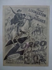 ZORRO L'INDOMPTABLE Dessin