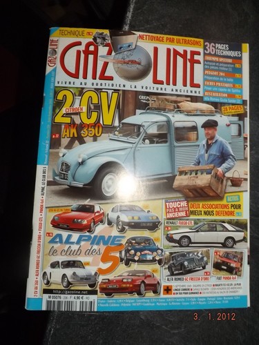 Revue gazoline 236 2cv - revue,