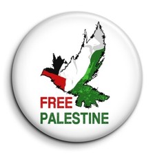 Free Palestine 3 - Badge 38mm Button Pin