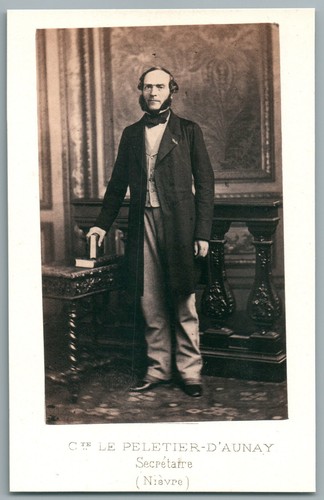 Cdv 1860 peletier comte - 1860,