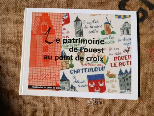 Livre broderie point de - point,