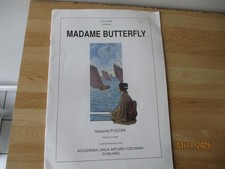 OPERA MME BUTTERFLY OT AUTOGRAPHE ARTISTE LYRIQUE YASUTO SATO  LALOV ETC