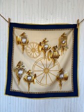 Foulard carré Vintage Lanternes de Calèche Cadeau pour Femme FO669