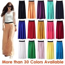 Femme Jupe Maxi Double Couche