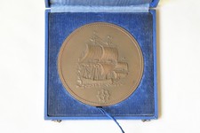 Médaille En Bronze De La Société Navale DELMAS-VIELJEUX  (La Rochelle)
