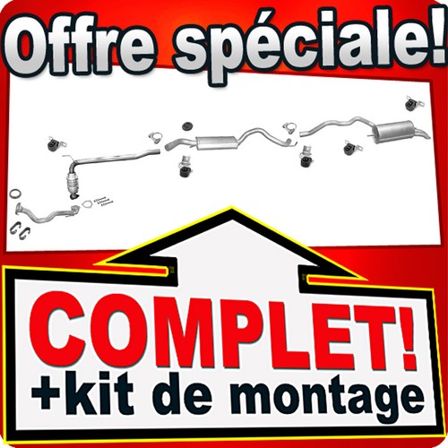 Echappement catalyseur pour - echappement,