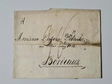 Ancienne lettre courrier 1er