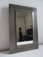 Miroir en étain brutaliste France an 70 J.P Dupont