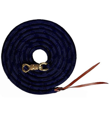 Longe avec bout cuir - en,