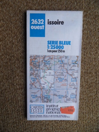 525 carte ign - 525-,