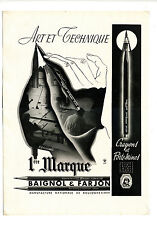Pub des années 40 pour BAIGNOL & FARJON ~ crayons ~ 27x37 cm ~ FRFN103
