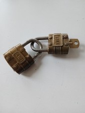 Lot 2 Anciens Cadenas R.101 SNCF avec Une Clé 