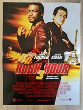 Affiche de cinéma du film RUSH HOUR 3 Jackie Chan Chris Tucker Movie poster 1998