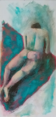 Croquis gouache sur - papier,