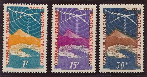 Timbre monaco 376 378 neuf - 376/378**,