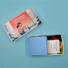 Kit Calendrier de l'Avent Point de Croix Complet avec 24 Motifs de Vacances Uniq