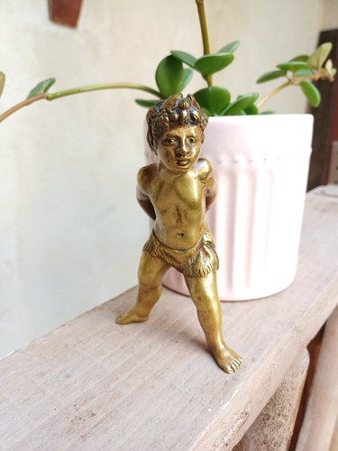 Petit bronze faune haute - faune,