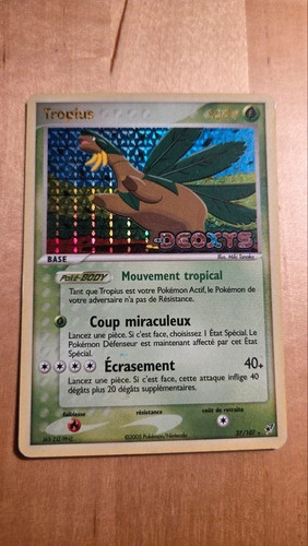 Carte pokémon tropius - pokémon,