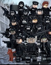 Figure swat set custom - swat,