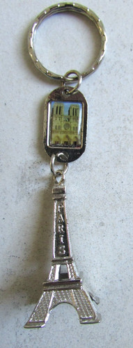 Porte clef métal tour - clef,