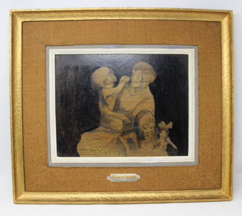 Charles cuzin tableau 55x48 - charles,