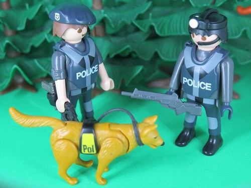Duo policier swat gign raid - swat,