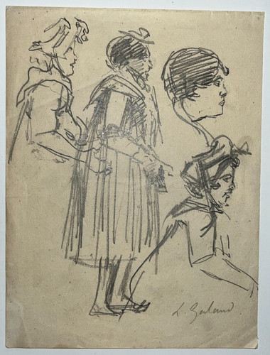 Femme chapeau dessin - chapeau, original