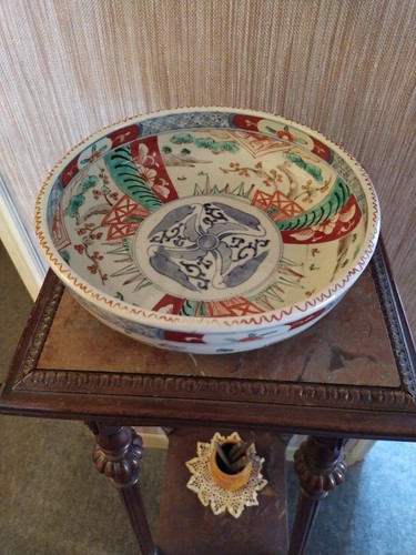 Saladier porcelaine imari - en,