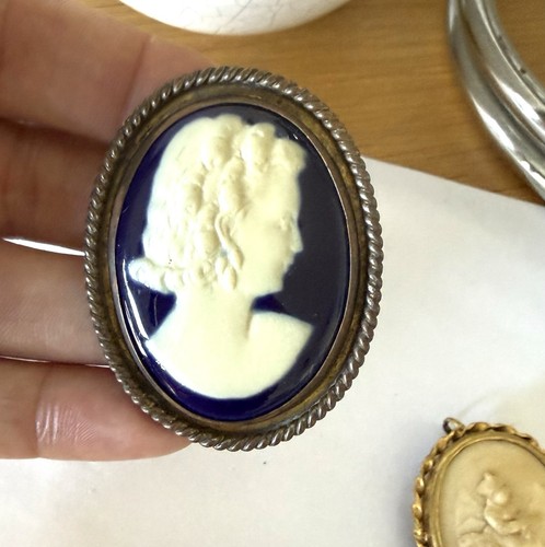 Grande broche camée - broche,