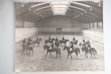 PHOTO Argentique	France	Equitation cheval ENTRAINEMENT	24x30cm	1970