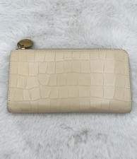 Portefeuille Nat et Nin cuir beige 