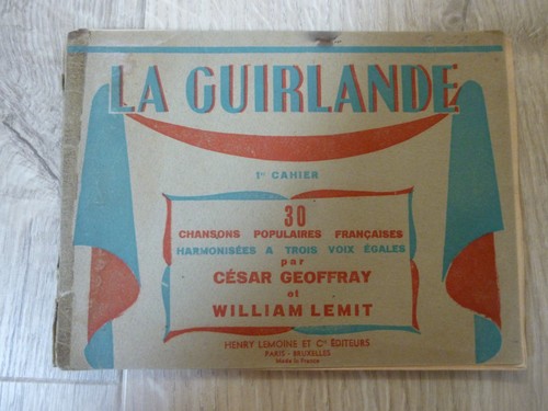 Livre ancien la - la, guirlande